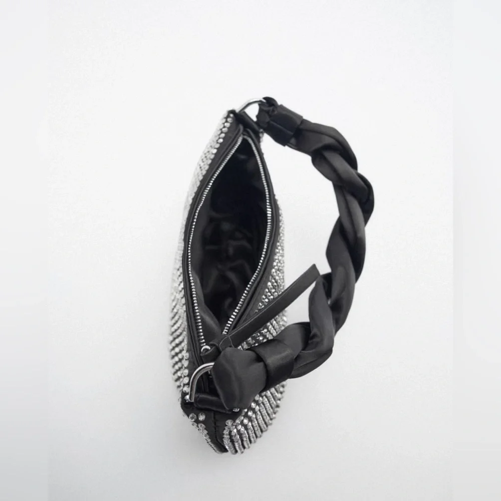 ZARA rhinestone shoulder bag - Picture 7 of 9